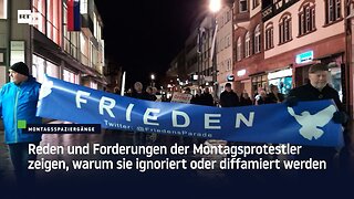 Reden und Forderungen der Montagsprotestler zeigen, warum sie ignoriert oder diffamiert werden