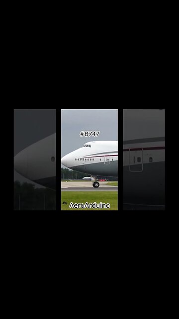 Majestic Qatari Amiri #Boeing #B747 Takeoff #Aviation #Fly #AeroArduino