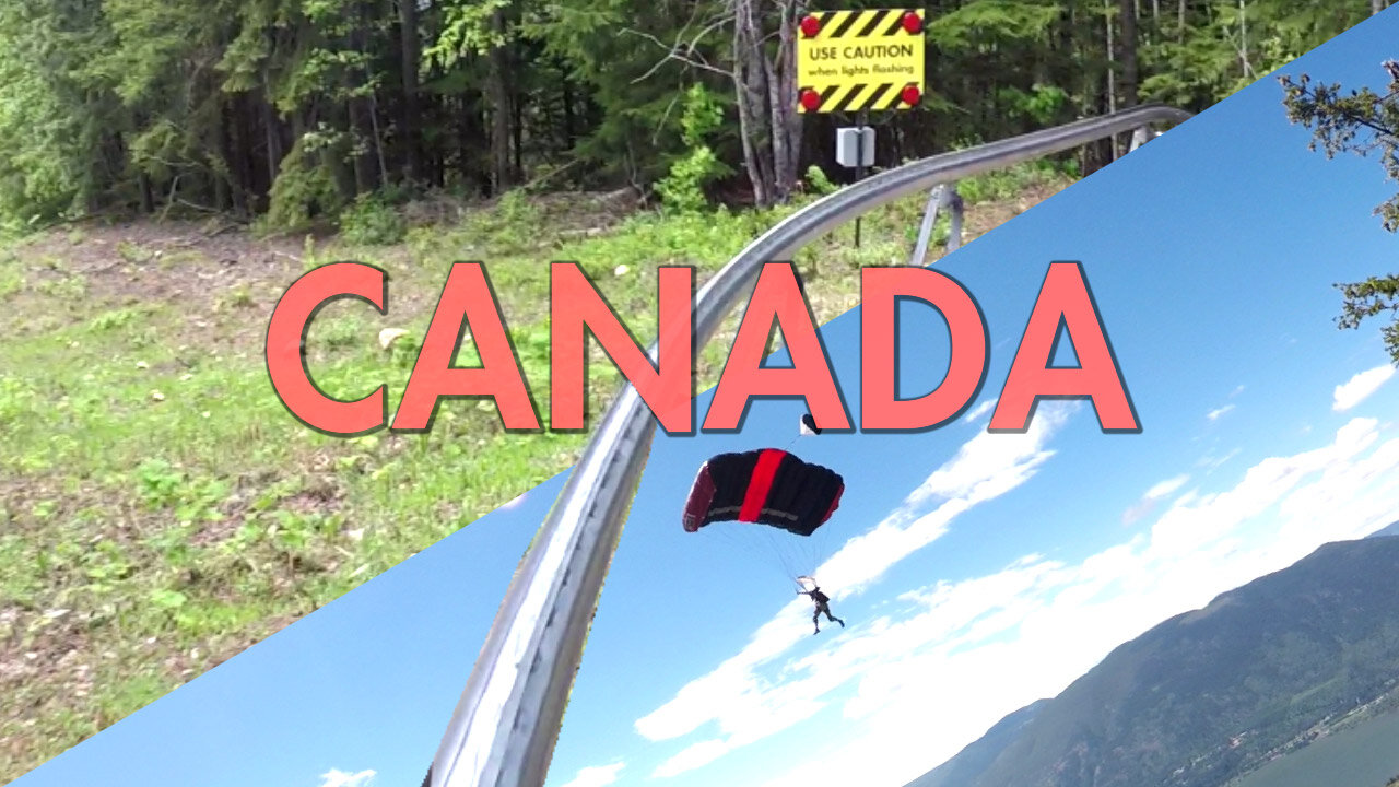 Salmon Arm & Revelstoke "BASE JUMPERS & ROLLER COASTER"