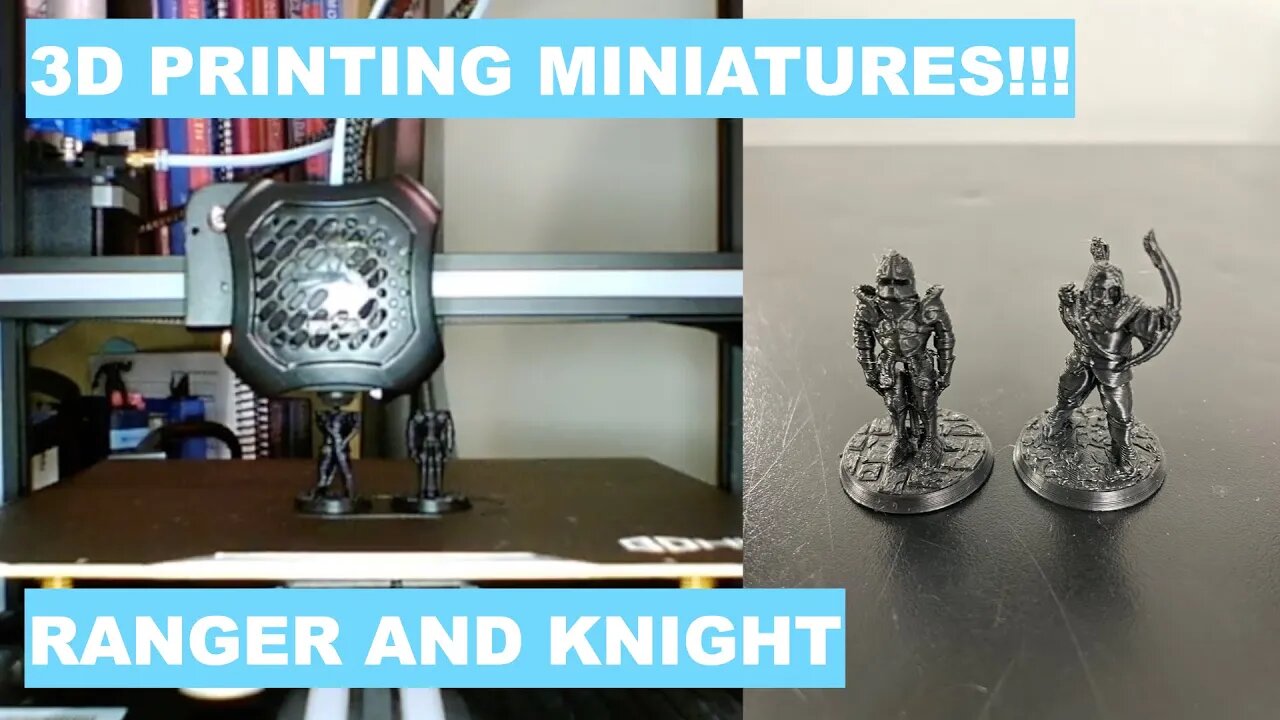 Ranger and Knight | 3D Printing Minis