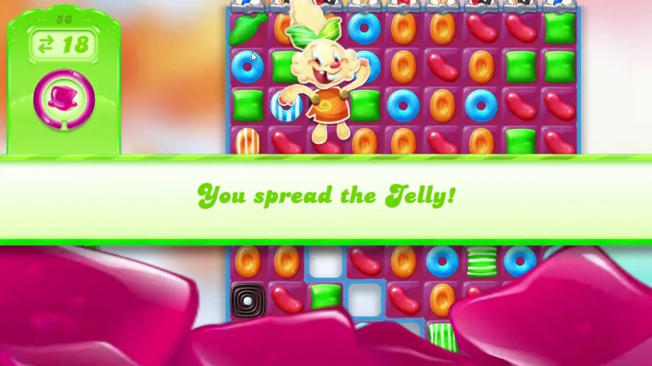 Candy Crush Jelly Saga Level 50