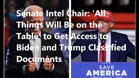AUDIBLE Senate Intel Chair: ‘All Things Will Be on the Table’