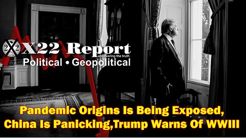 X22 Report - Ep. 3019B - Pandemic Origins Is Being Exposed, China Is Panicking,Trump Warns Of WWIII