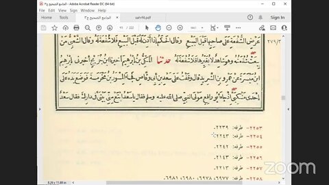 14- المجلس الرابع عشر "صحيح البخاري" ح:2047 ، كتاب البيوع