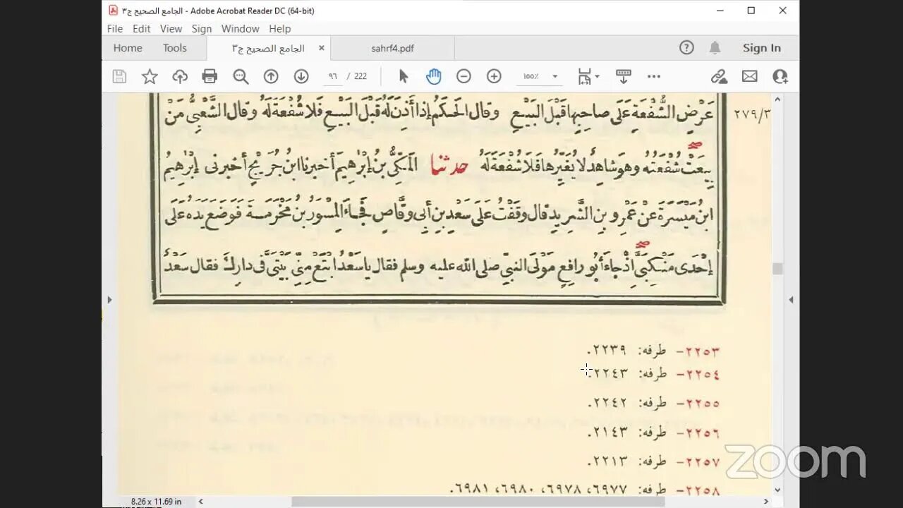 14- المجلس الرابع عشر "صحيح البخاري" ح:2047 ، كتاب البيوع