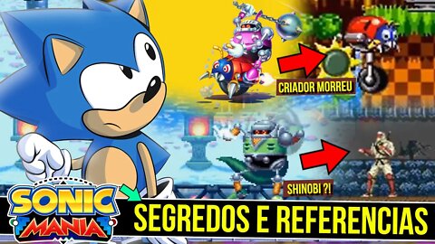 Segredos e Referencias no Sonic Mania #shorts