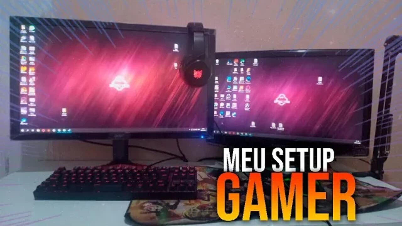 MEU SETUP GAMER 2021 CUSTO BENEFÍCIO !!!