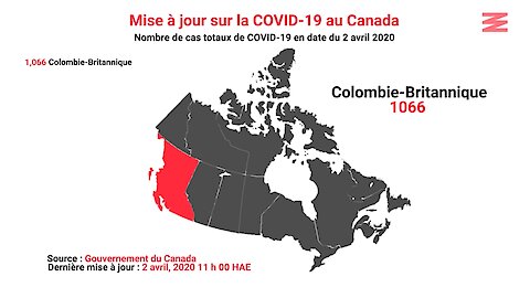 Les cas de COVID-19 au Canada : Ce que tu dois savoir en ce 2 avril