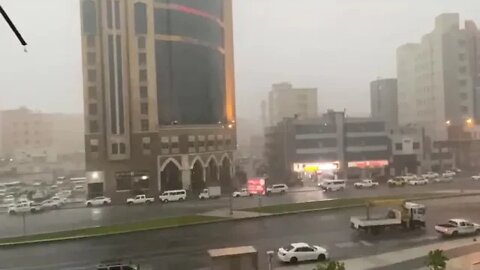 Today Morning Heavy Rain 🌧️🌧️💤💤💤💤 Doha Qatar