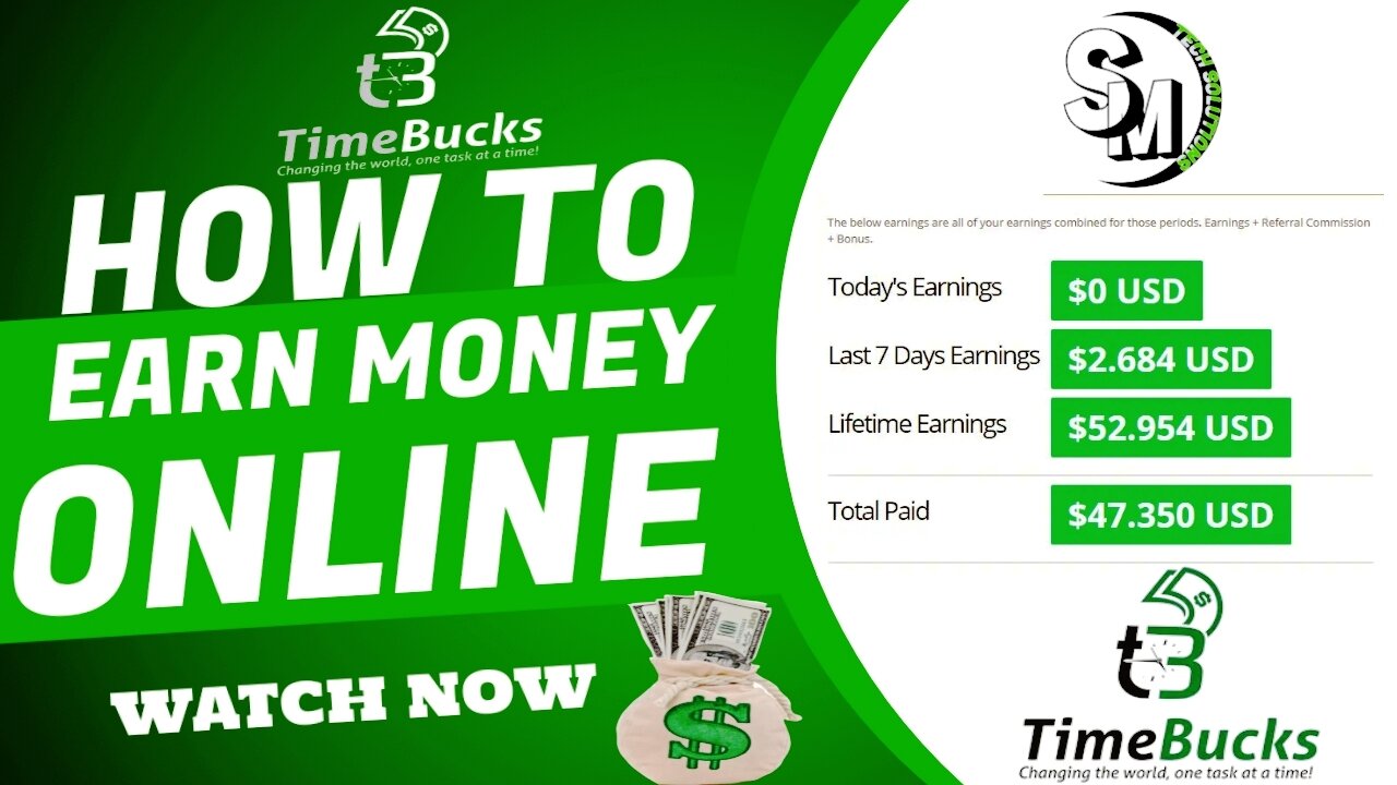 How to Earn 300$ Daily From Timebucks