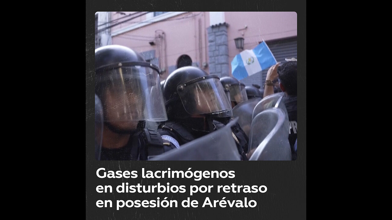 Gases lacrimógenos en disturbios por retraso en posesión de Arévalo