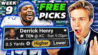 Top 5 Week 9 Player Props! (Idiot Gets CRUSHED)