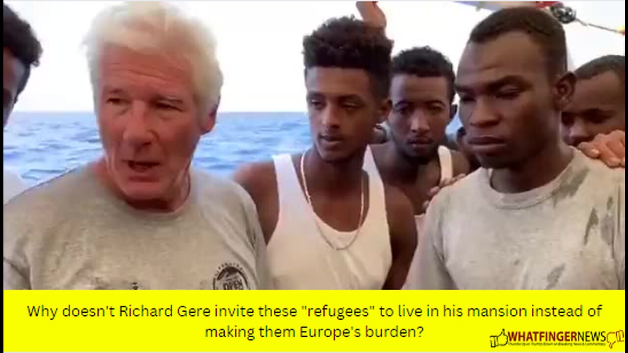 Why doesn't Richard Gere invite these "refugees" to live in his mansion instead of making