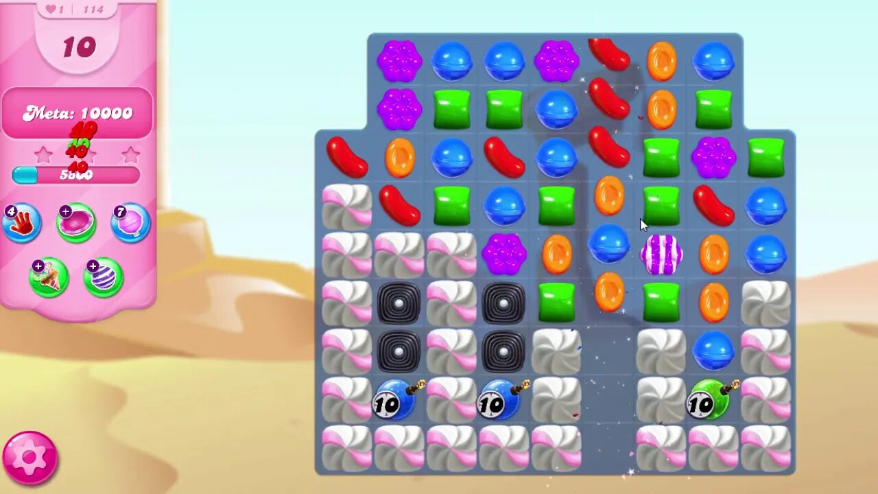 Candy Crush Saga Level 114