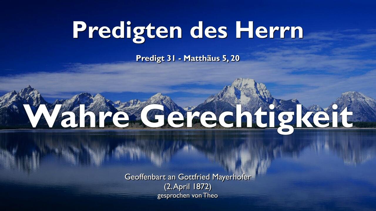 Wahre Gerechtigkeit & Falsche, scheinheilige Gerechtigkeit ❤️ Jesus erläutert Matthäus 5:20