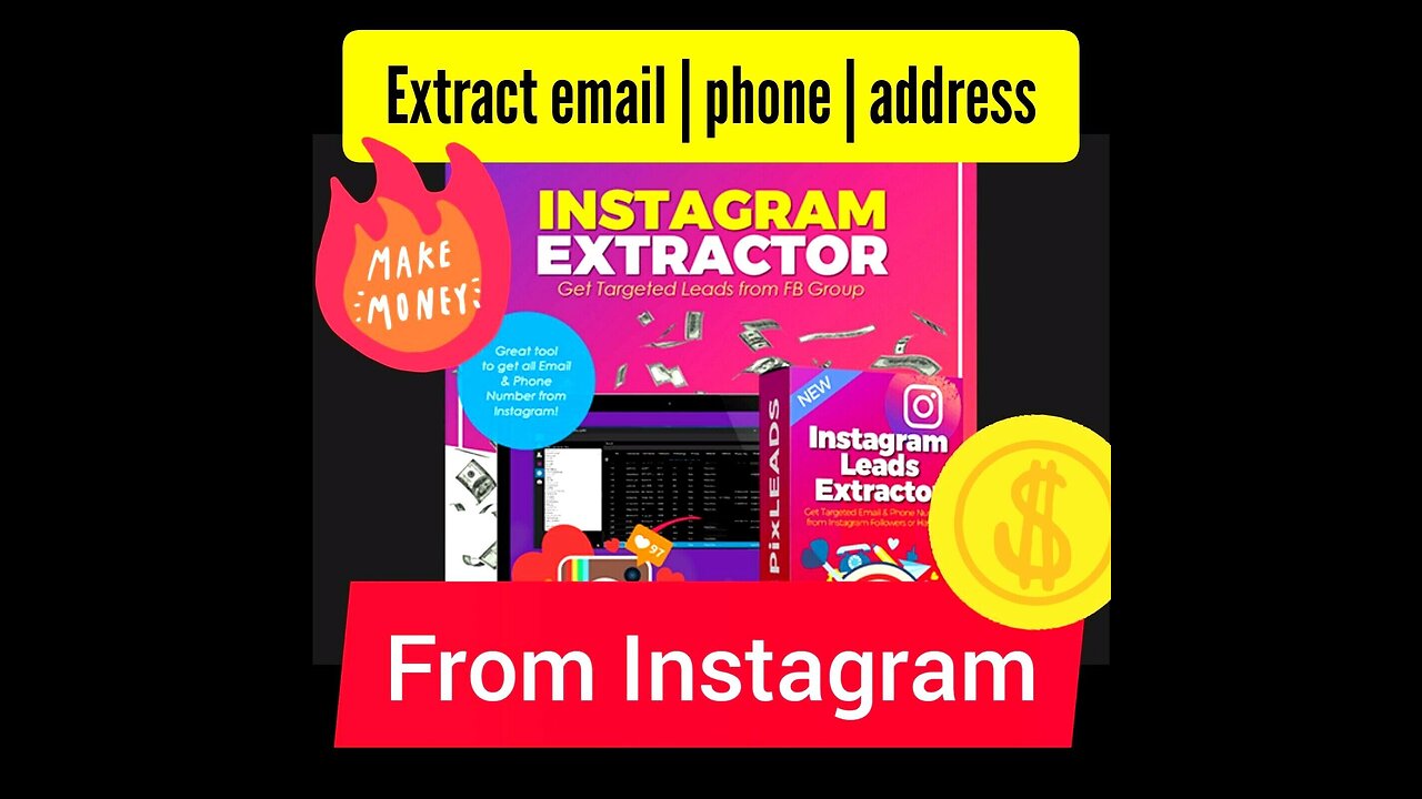Instagram Data Extractor 2023 – Instagram Phone Numbers & Emails Extractor.