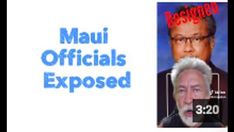 Maui Officials Exposed