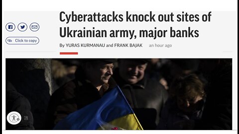 Cyberattacks Knocks Out Sites Of Ukrainian Army & Major Banks
