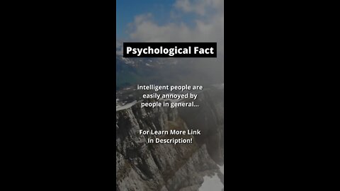 Intelligent people... | Psychological Facts