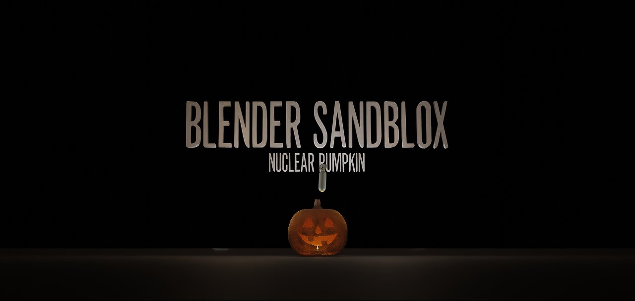 Nuclear Pumpkin - Blender SandBlox