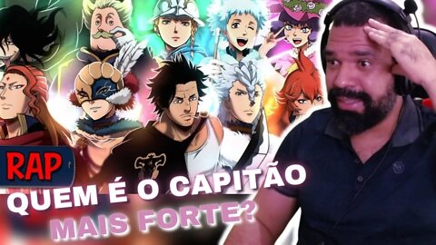 REAGINDO AO Rap dos Capitães (Black Clover) - É O NOSSO DEVER | KG Raps (Prod.Dakvir)