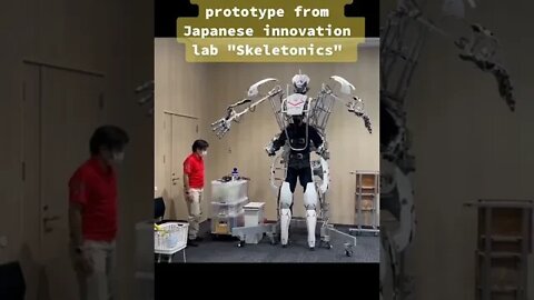 Hit 👍🔔 & SUBSCRIBE for more 🦾🦿🧠🤖📱🖥️🧫 🧬 🔬 🔭 📡#Exoskeleton suit prototype from #Japanese #robots