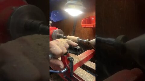 Turning wood for another pen