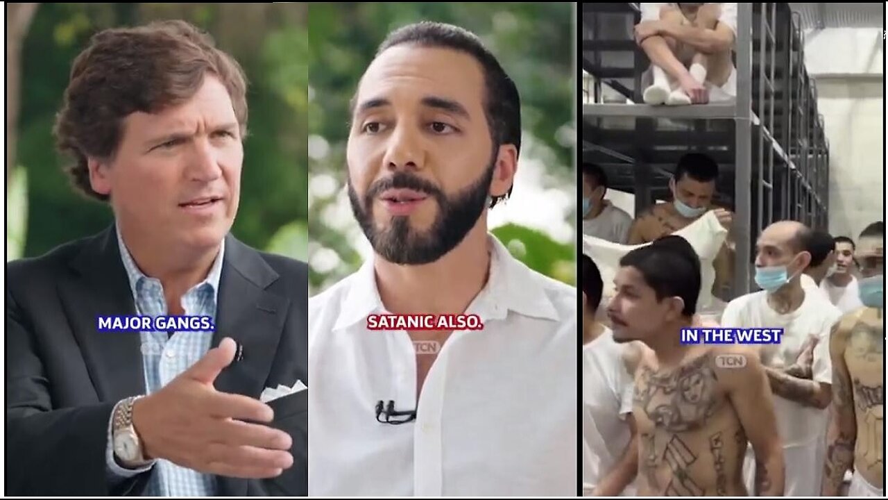 President Nayib Bukelele Describes Satanic Roots of MS-13 [of US] - Tucker's Visit to El Salvador: