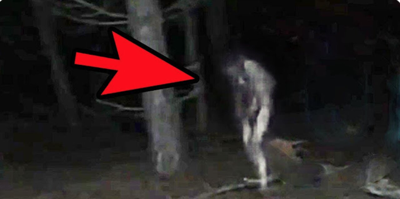 live ghost caught on camera