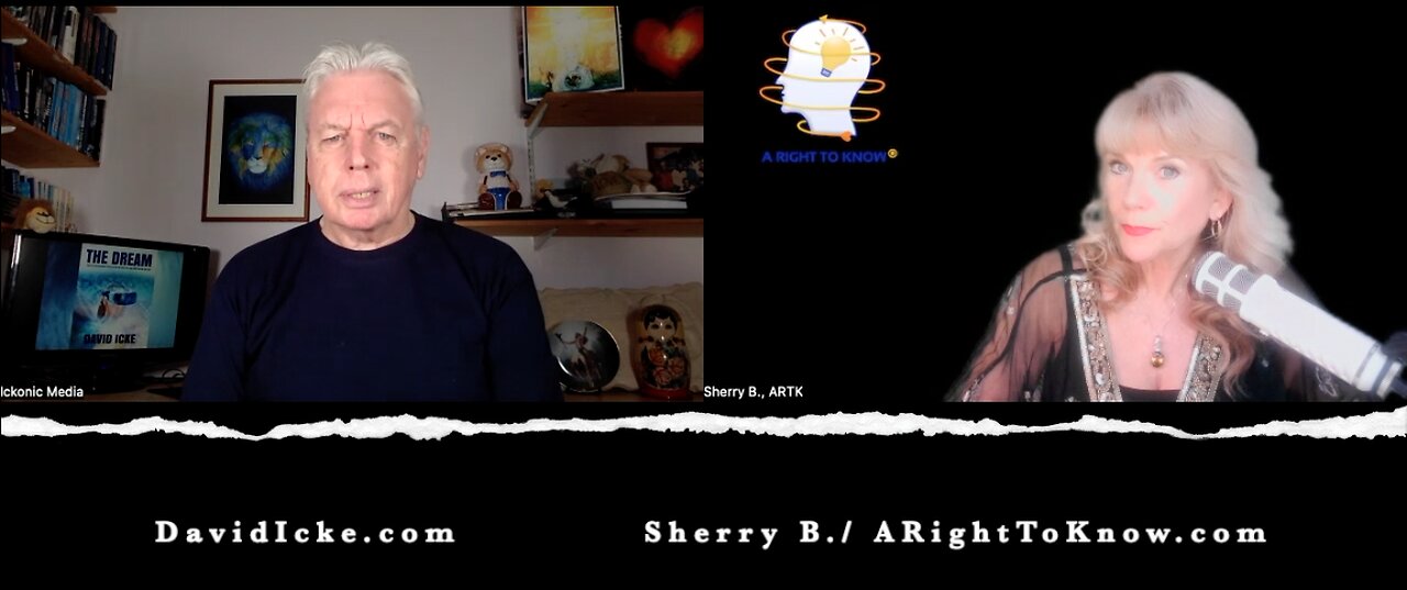 ARTK#252 SHERRY B. w/ DAVID ICKE –Control of Human Perception; Delivering the Hive Mind! DISCONNECT!