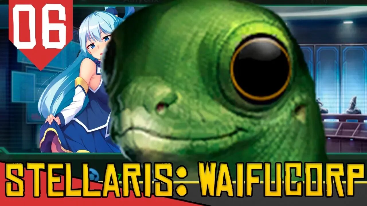 Romanos querem INVADIR o SACRO IMPÉRIO! - Stellaris Waifu #06 [Série Gameplay Português PT-BR]