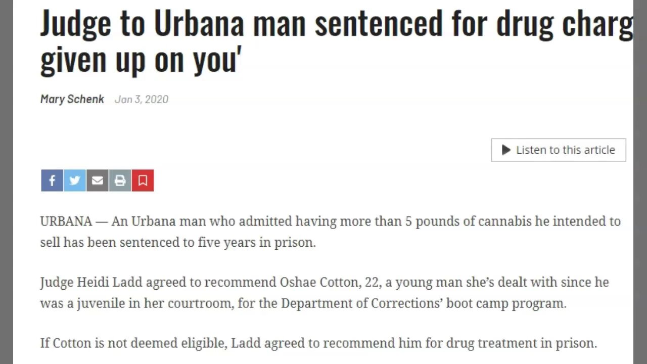 Judge Has Faith In 10 Time Felon So She Dismissed Stolen Gun Charges