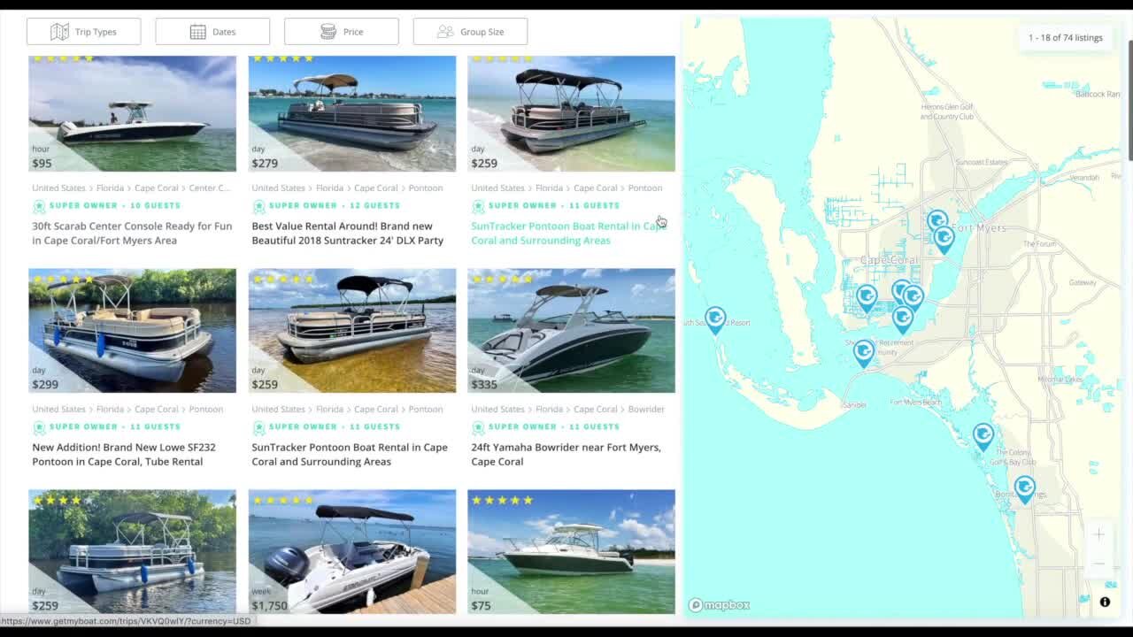 GetMyBoat allowing people to rent boats in their area