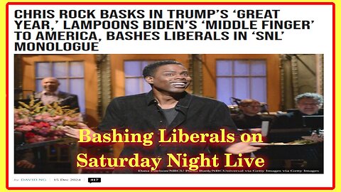 Chris Rock Bashes Liberals on SNL