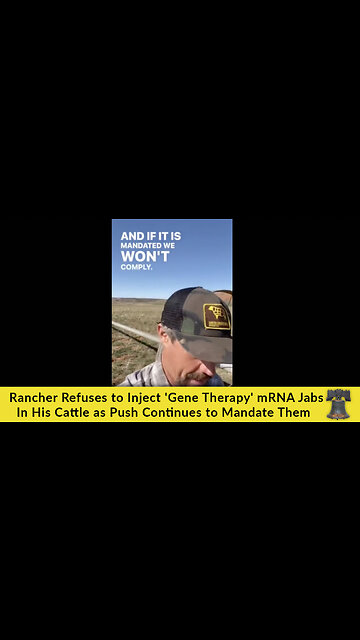 Rancher Refuses to Inject 'Gene Therapy' mRNA Jabs In His Cattle as Push Continues to Mandate Them