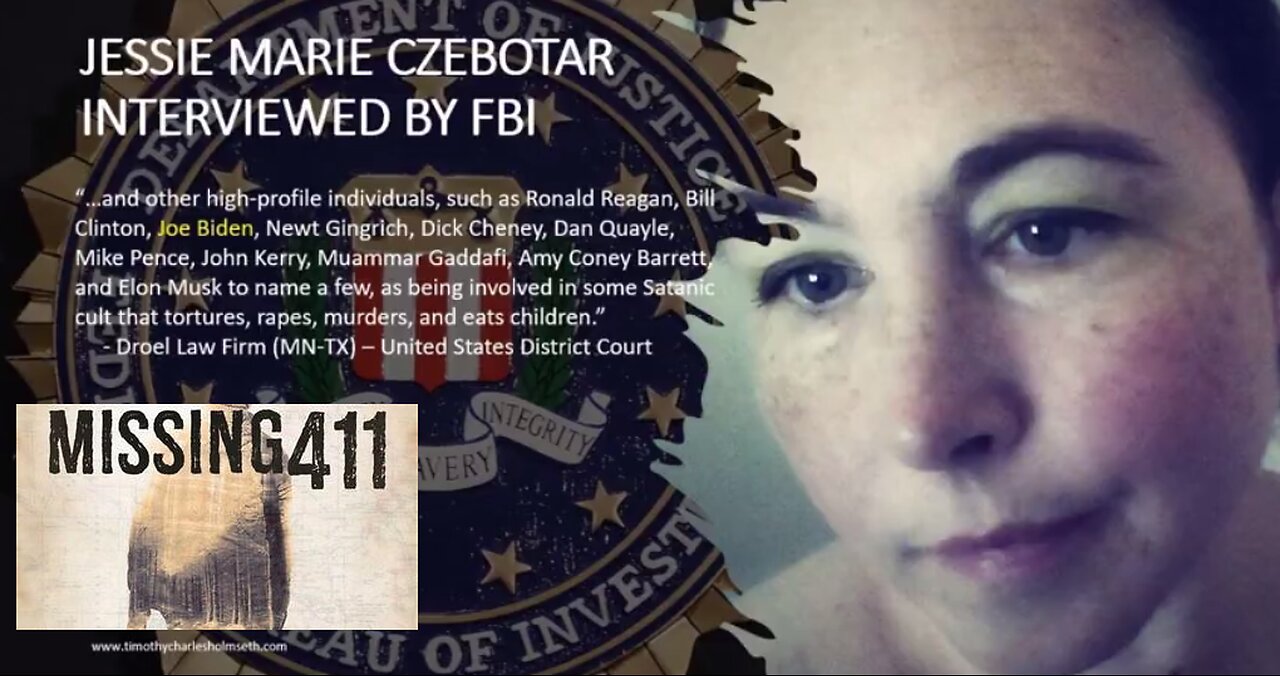 FEDERAL MILITARY WITNESS JESSIE CZEBOTAR EXPLAINS WHY THINGS VANISH IN NATIONAL PARKS