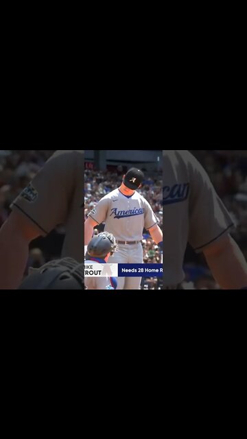 MLB The Show 22 Mike Trout Homerun Derby #shorts