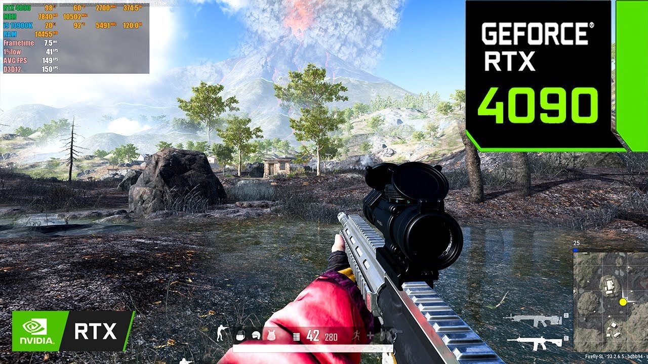 PUBG Pc: Unleash Ultra Graphics with RTX 4090 24GB ( 4K Ultra Graphics )