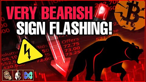 WARNING | Bitcoin DUMPING to 13k Soon? | Rare Signal Flashing