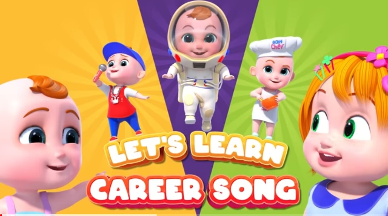 Let's Learn the Career Song with kids.- Family playtime Story