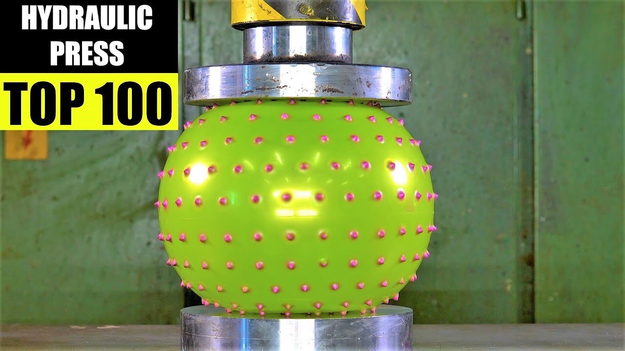 Top 100 Best Hydraulic Press Moments VOL 4 - Satisfying Crushing Compilation