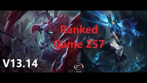 Ranked Game 257 Cho'gath Vs Gween Top League Of Legends V13.14