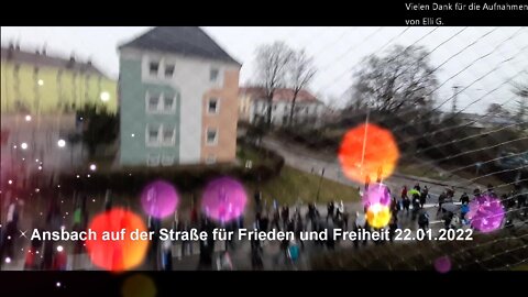 Ansbach Mfr. Für Frieden, Freiheit und Selbstbestimmung am 22.01.22