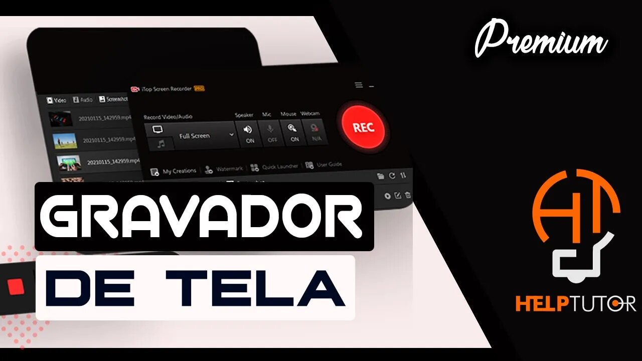 O MELHOR GRAVADOR DE TELA PARA PC FRACO 2022
