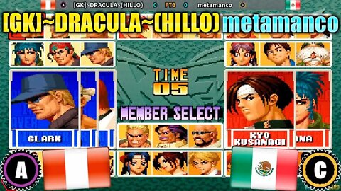 The King of Fighters '96 ([GK]~DRACULA~(HILLO) Vs. metamanco) [Peru Vs. Mexico]