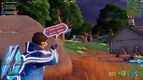jogando fortnite com flakes power e vamos te pega
