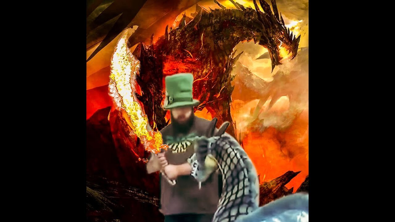 Cory Flokstra and Smoky the Dragon complaining About Video Games