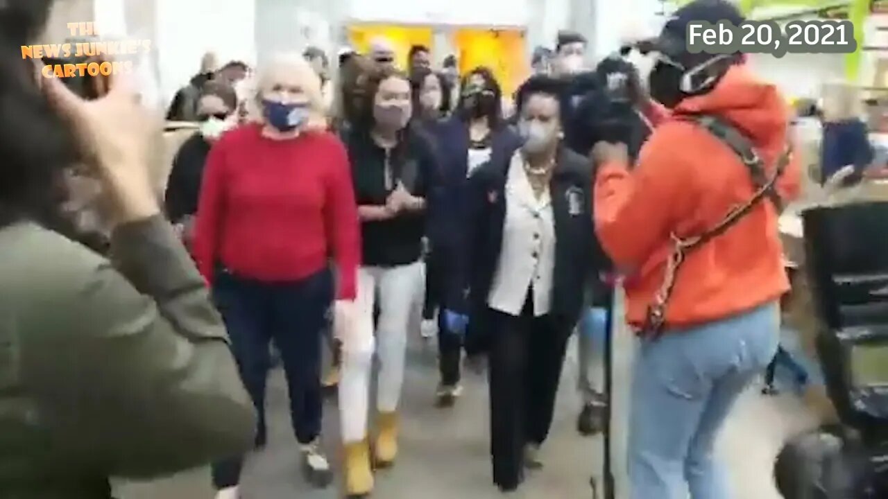 Democrats on a mission: Photo op at Houston Food Bank.