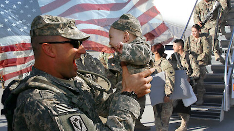 Army Troops Return Back Home