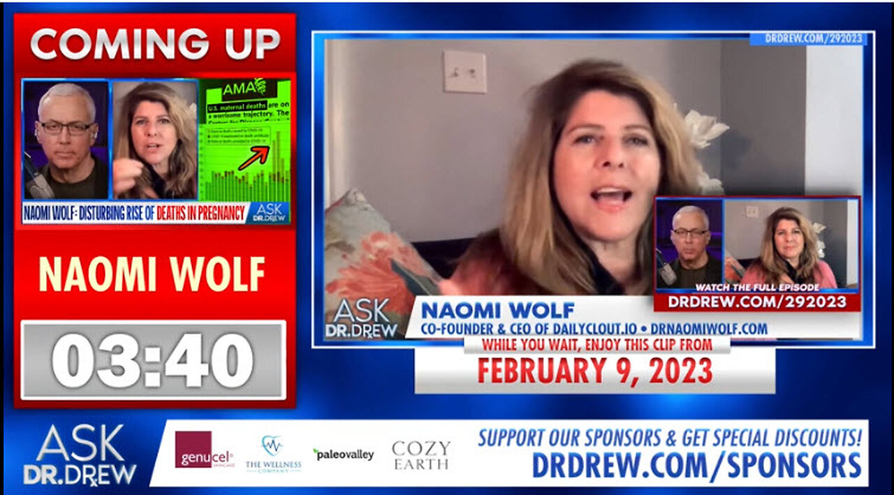 Naomi Wolf: 300% Rise of COVID Deaths in Pregnant Women